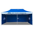 Customizable 10x20 Oxford 600D Canvas Portable Gazebo Tent with Logo for Outdoor Branding Events Weddings Trade Shows Weddings