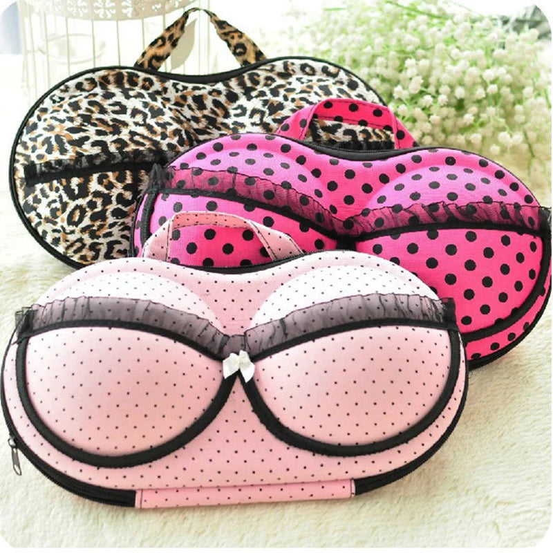 Women's Underwear Bra EVA Durable Portable Travel Cosmetic Makeup Organizer Cover Case MegaBDM