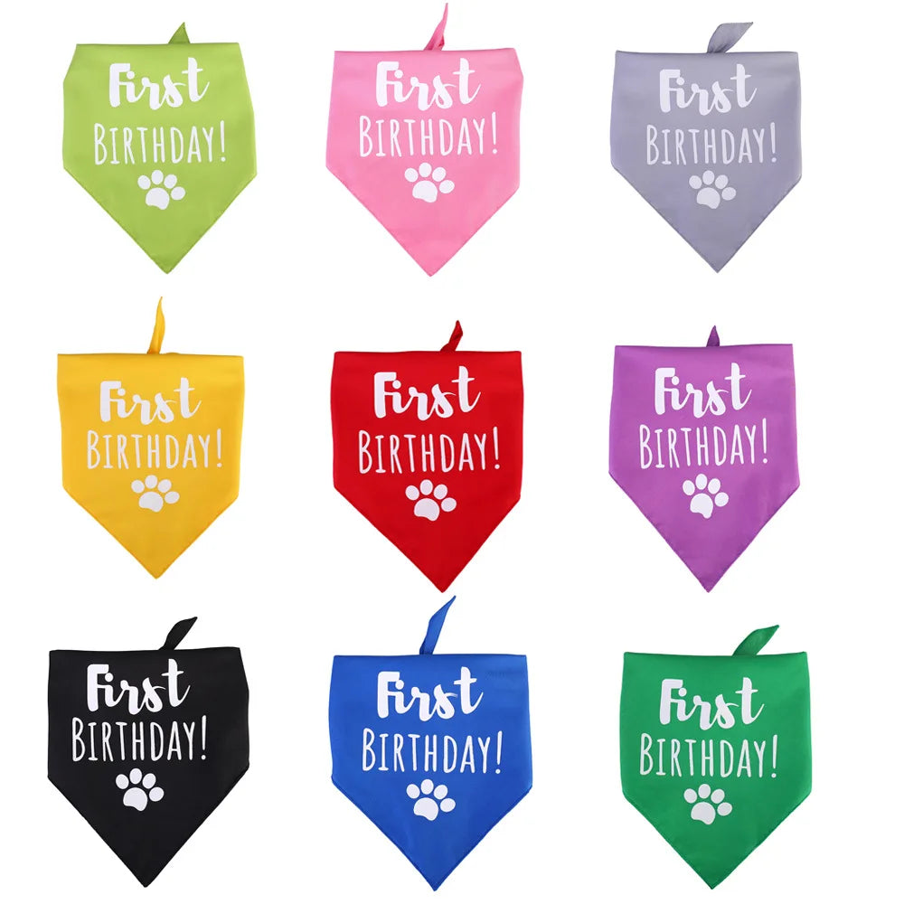 Wholesale Pet Dog Birthday Bandana