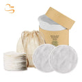 3.15"  Round Reusable Women Face Skin Clean Pads Chemical Free Soft Bamboo Fleece Makeup Remover Pads