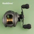 [Germany Stock] Rooblinos AK Waterdrop Left Hand Baitcasting Reel 7.2:1 Gear Ratio Aluminum Alloy