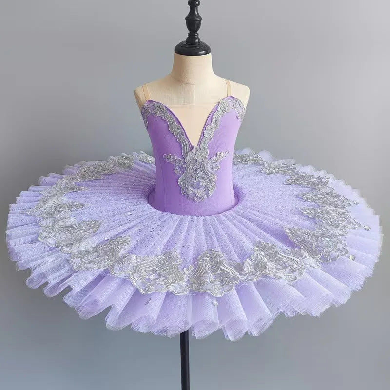 Little Swan Tulle Tutu Skirt Performance Children's Professional Performance Costumes