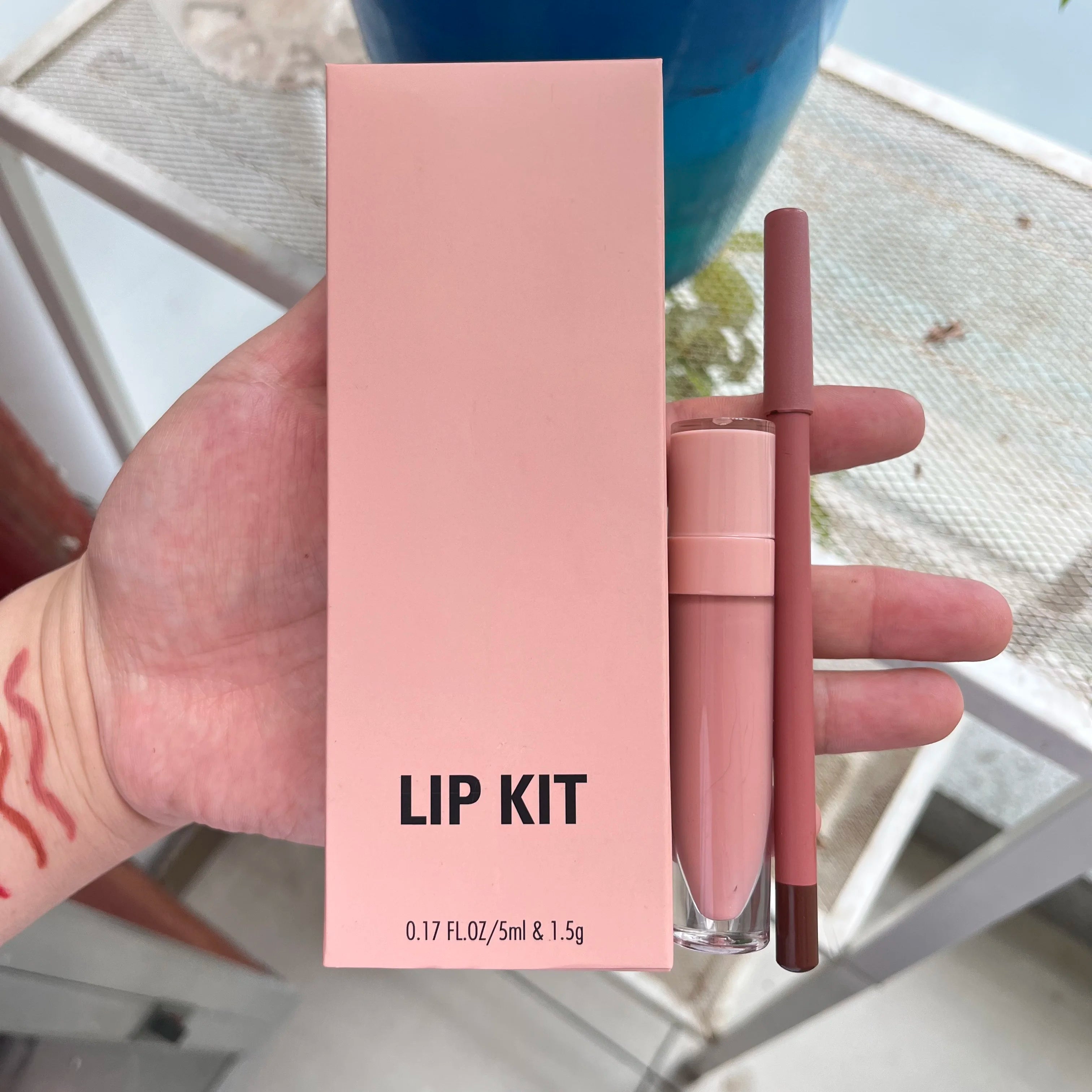 Custom Lip Kits Packaging Vegan Natural Lip Gloss with Liner Set Pivate Label