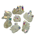 Wholesale Angel Aura Quartz White Aura Clear Quartz Crystal Cluster For Fengshui