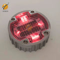 GB Cast Aluminum Shell Load 60T Warning Flashing Led Reflector Underground Traffic Light Marker cat Eye Solar Road Stud Light