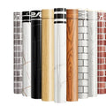 Modern House Interior Decoration Self-Adhesive Waistline Foam Wall StickersMoisture-Proof Wood Brick Wall Skirting Panels