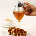 Easy Honey Dispenser Kettle Juice Syrup Cup Bee Drip Dispenser Kettle Honey Jar Container Honey Squeeze Bottle Storage Pot