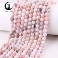 Zhe Ying 6/8/10mm pink Opal Stone Beads Jewelry Bracelet Natural Stone Natural pink Opal Beads
