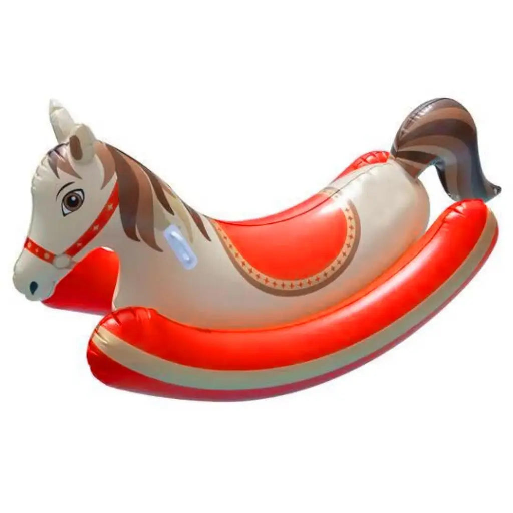 Waterhan Custom Rocking Outdoor Pool Floating River Beach Play Lightweight Inflatable PE Warping Horse Toys Adults Water Hammock