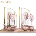 WYP Wholesale Custom DIY Bracelet Necklace Ring Earring Holder Jewelry Display Stand Set