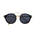 Handmade Double Bridge Sunglasses Acetate Metal Composite Polarized Lenses in Tac Material Sun Glasses