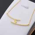 N174 7-8mm DIY Natural  Freshwater Pearl Charm Pendant Necklace Chain Accessory 925 Sterling Silver Jewelry for Women
