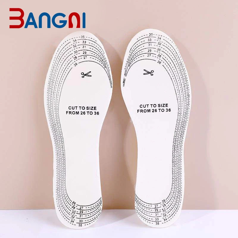 Sheepskin Artificial Wool Latex Thermal Inner Sole Kids Warm Insoles for Winter