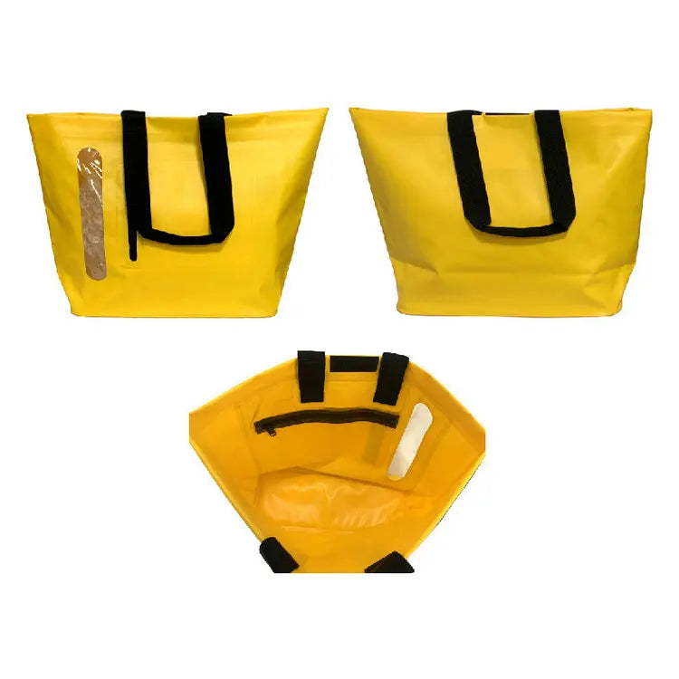 Custom Ocean Design Dry Tote Backpack Handmade Waterproof Outdoor Travel Hiking Bag for Men and Women Cover Closure Type