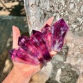 High Quality Healing Quartz Crystal Stone Crafts Cathedral Amethyst Magic Wand for Yoga Reki