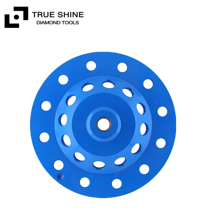2024 7 Inch Round Disc Diamond Grinding Cup Wheels OEM Customizable Concrete Grinding Disk-TRUE SHINE MJX7002-WW