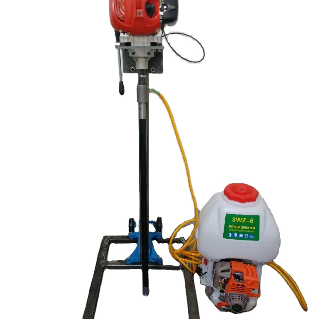 Backpack Portable Diamond Core Drill Rig 10m Rock Core Sampling Drilling Rig Machine