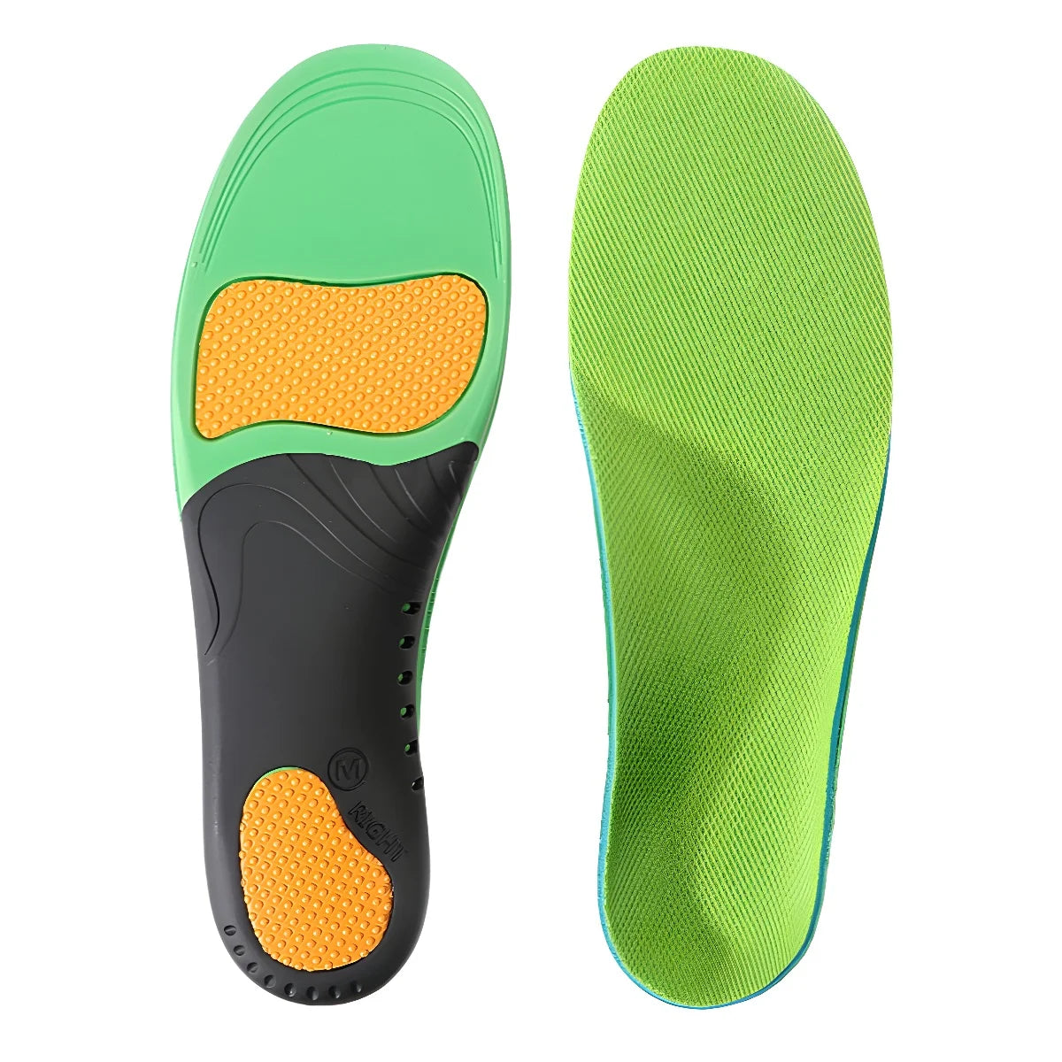 Men's Women's EVA Flat Foot Corrective Adult Orthotic Insoles Correcting Sagout Inner Soles with Arch Support Flat Bottom Soles