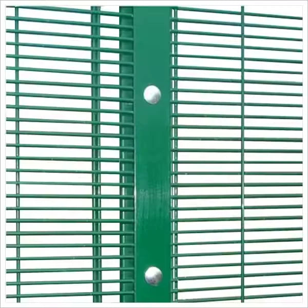 Hot Sale 358 Anti-Climb Burglar Fence Black Welded Wire Mesh Fencing for Airport Railway Power Station Use
