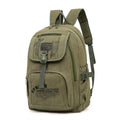 Classic Vintage Canvas Backpack for Men Fashion Sports Hiking Camping Gear Plain Wholesale Vintage Canvas Backpack