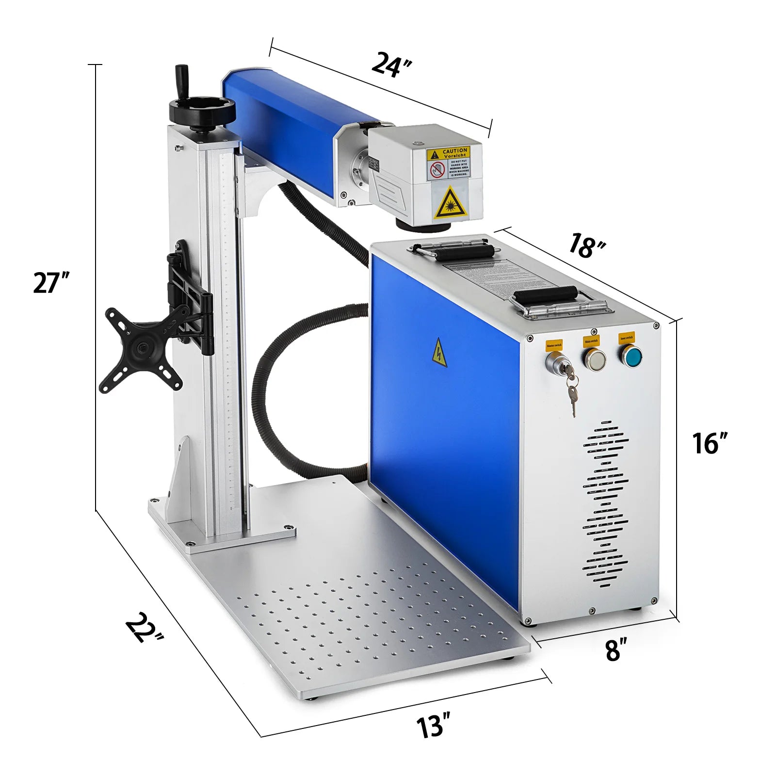 PEIXU Mini Fiber Laser Marking Machine Integrated Type 20W/30W/50W with IPG Max Source Automatic for Plastic in Stock