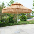Umbrellas Wholesale Straight Wind Proof Windproof Outdoor Umbrellas Big Size Garden Furniture Parasol Thatch Beach Umbrella