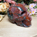 Fashion New Design Nature Crystal Ocean Jasper Hand Carved Skull for Sale