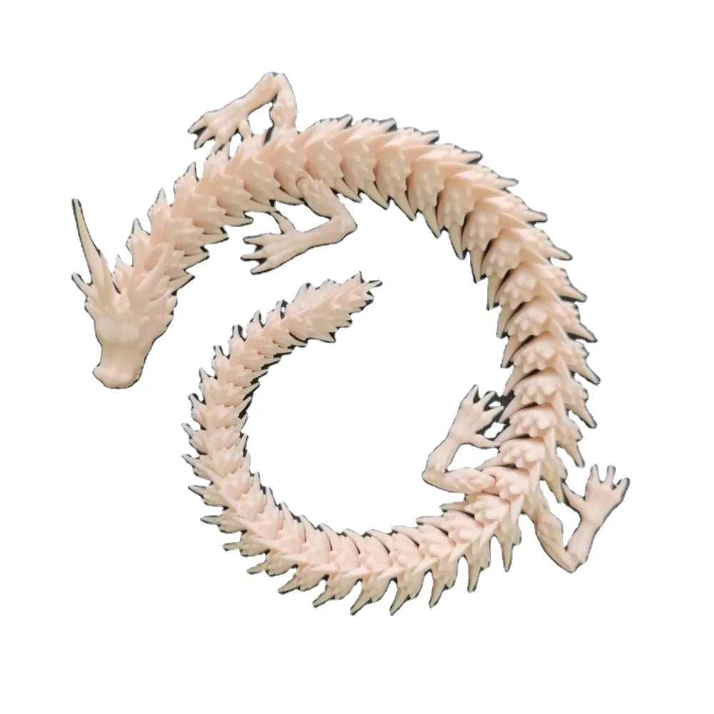 Chinese Dragon Tabletop Decoration Movable Joints Manufactur Cnc Machining 3d Printing Service