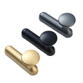 JAYA Nordic Gold Clothes Hook Black Metal Hanger Adhesive Wall Hook Vacuum Hook for Bathroom Shower Storage Picture Hanging