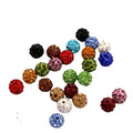 Clay Rhinestone Beads Round Disco Ball Spacer Decoration Beads for DIY Jewelry Accessories