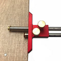 Stainless Steel Woodworking Marking Gauge European Double Head Mortise Gauge Scribe Blade Scriber Ruler Wooden Scribe-line