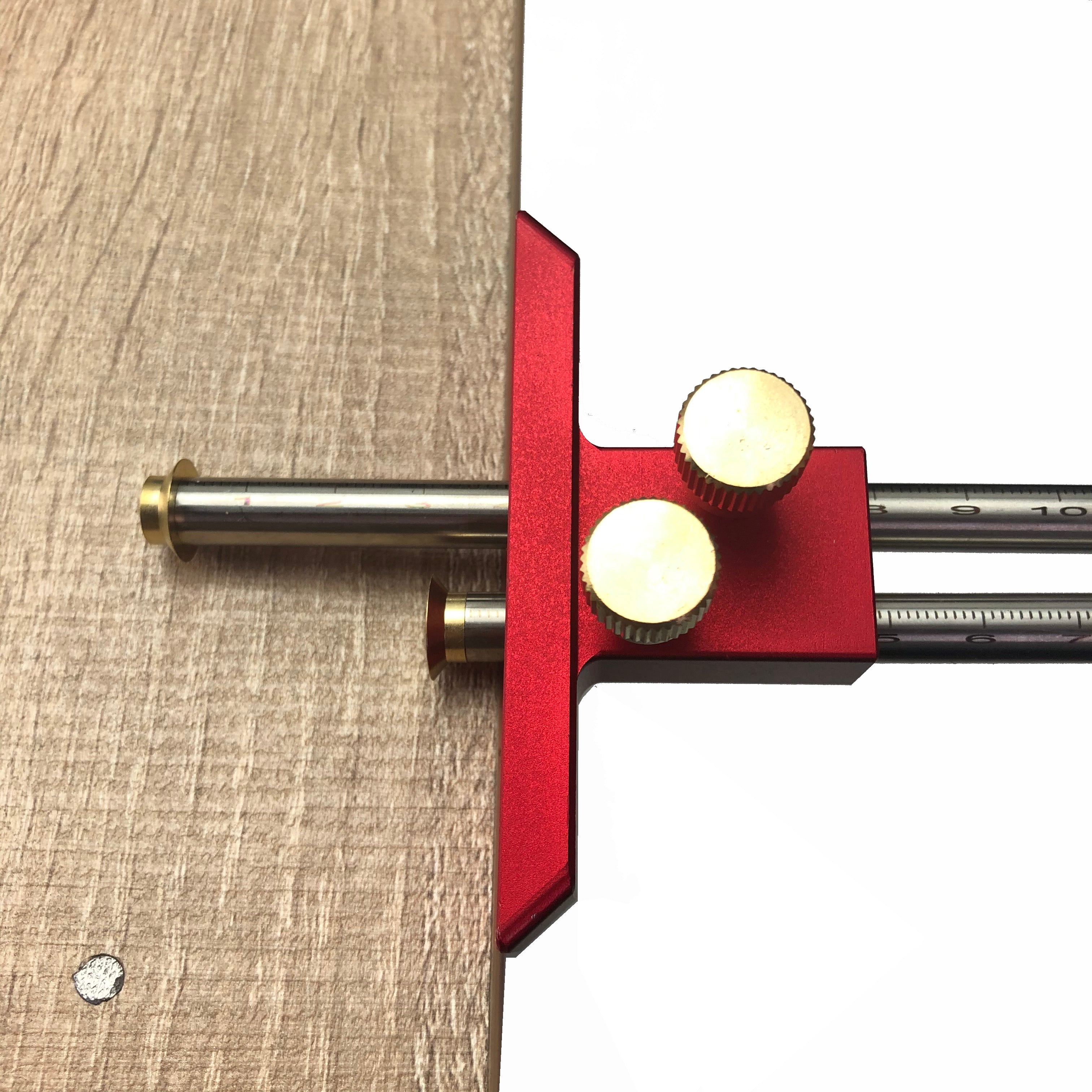 Stainless Steel Woodworking Marking Gauge European Double Head Mortise Gauge Scribe Blade Scriber Ruler Wooden Scribe-line