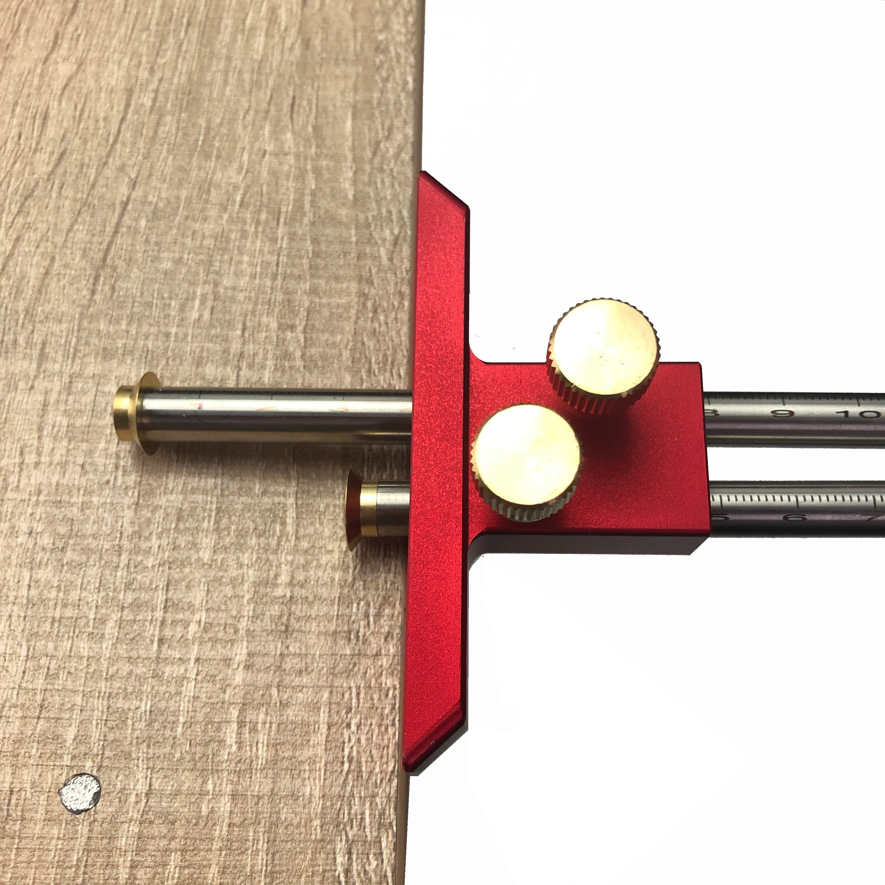 Stainless Steel Woodworking Marking Gauge European Double Head Mortise Gauge Scribe Blade Scriber Ruler Wooden Scribe-line