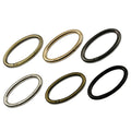 Stock Supply Bag Hardware 50 X 22 X 4.8 mm 2.0inch 4 Colors Large Metal Oval Carabiner Keychain