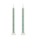 Resin Static Mixer Mixing Nozzles Duo Epoxies of Green Rectangular 06-24