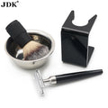 JDK Custom logo Shaving Kits Men's Gift Set Premium Synthetic Shaving Brush Set Shaving Bowl razor Kits