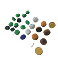 Xmlivet Colorful Radian 9mm/10mm/11mm Snooker Cue Tips Wholesale Multi-layer Professional Pool Cue Tips Billiard Accessories