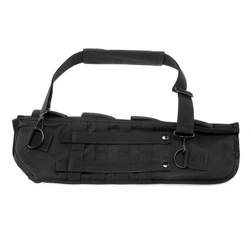 Tactical Range Bag Long Gun Case with Concealed Carry Pouch Lightweight Outdoor Waterproof Sling Gun Carrier
