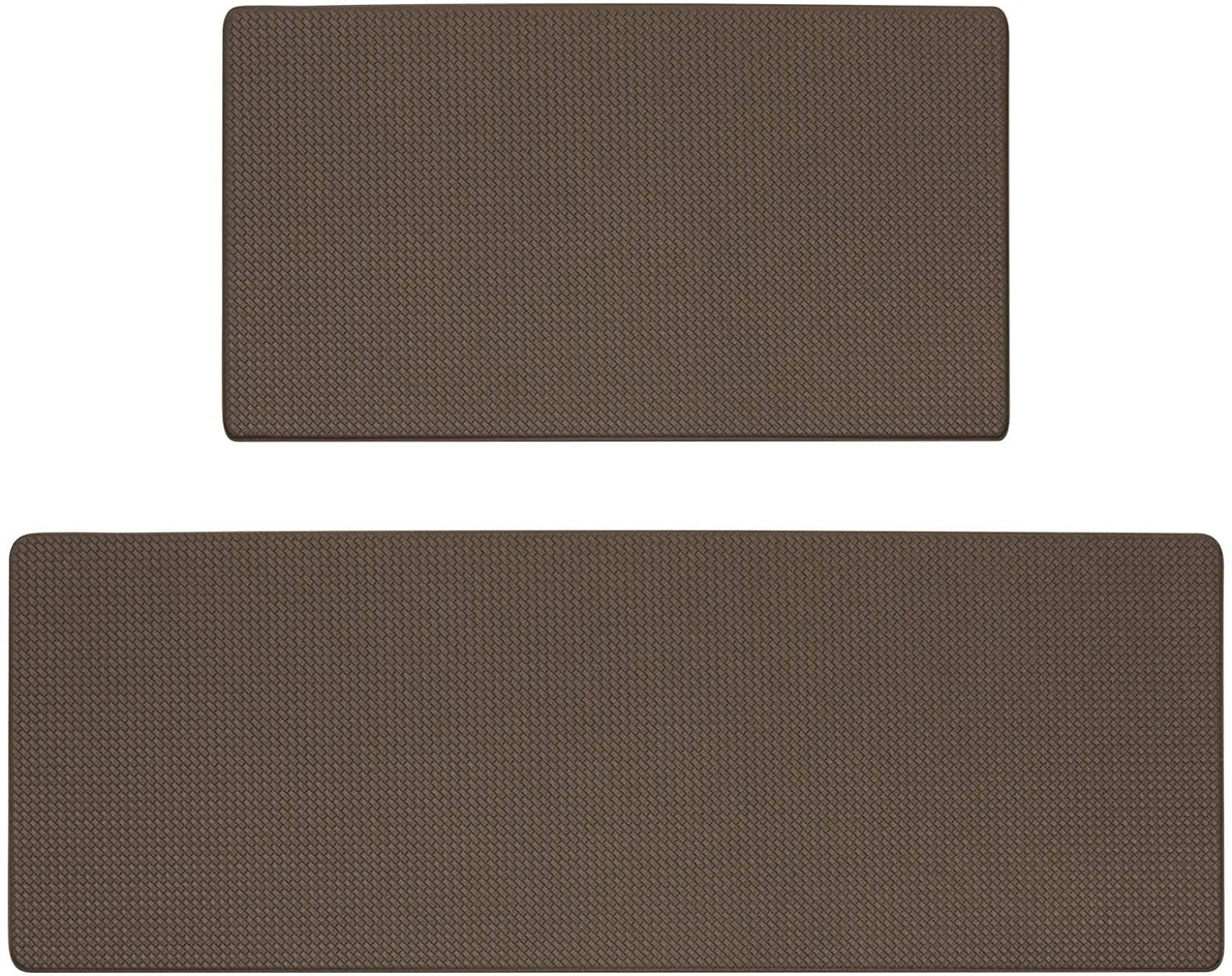 Waterproof PVC  Indoor Foot Mat Kitchen Mat Set of 2 Anti Fatigue Comfort Kitchen Rug Kitchen Floor Mats