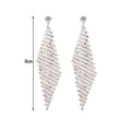 Hot Selling Tassel Micro Rhinestone Earrings Wholesale Personality Flash Diamond Claw Chain Fashion Earrings Jewelry