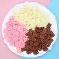 Paso Sico 2021 Newest 12*16mm 3d Chocolate Shape DIY Nail Art Decoration Fashion Nail Charms