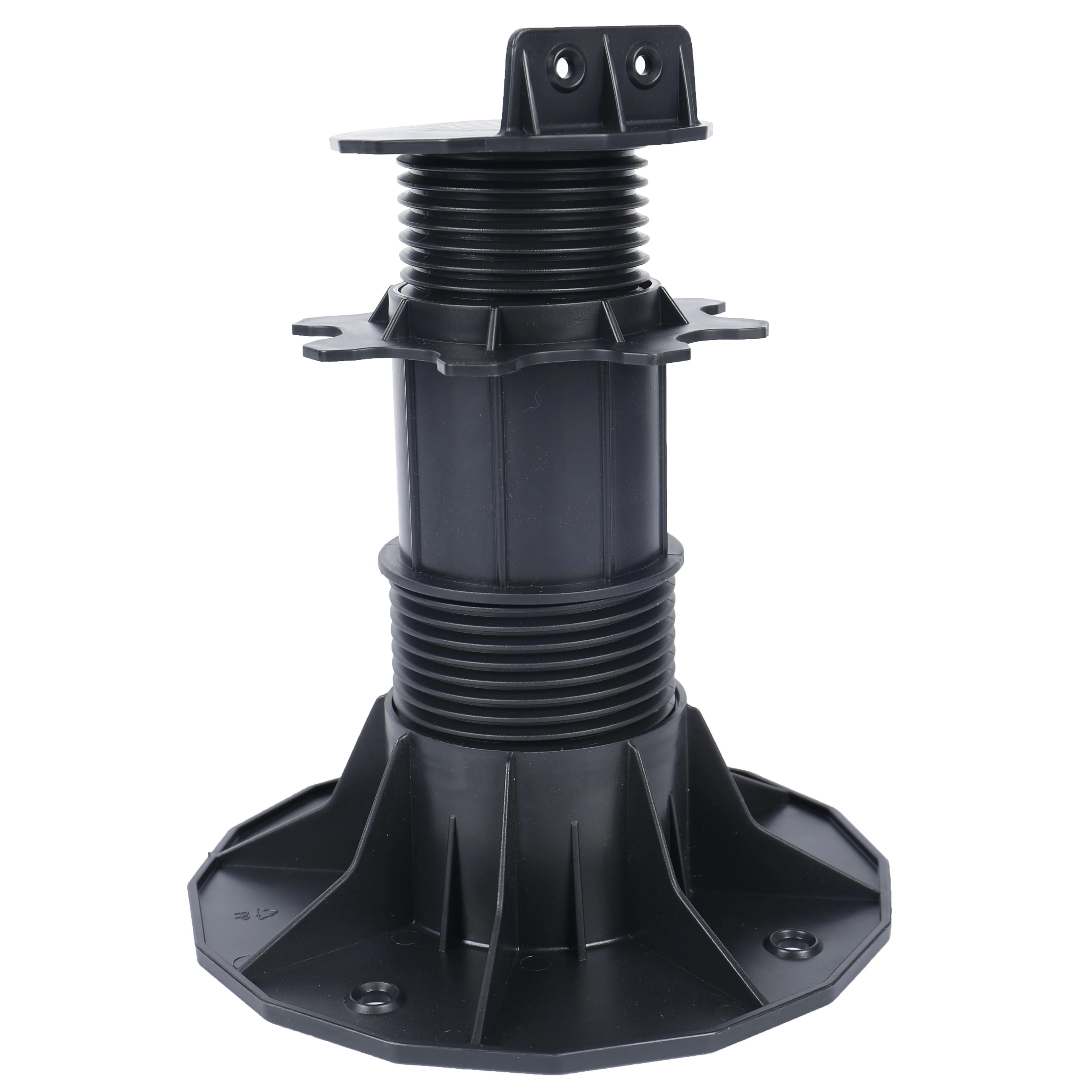 Flooring Accessories PP Material Adjustable Plastic Pedestals Deck Support Raised Floor Pedestal XF-T205B-2 140-220 mm
