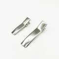 MIO 3.5/5cm Metal Alligator Hair Clips Non Slip Sliver Duckbill Clip Kids Handmade Hairpin Headdress Girls DIY Hair Barrettes