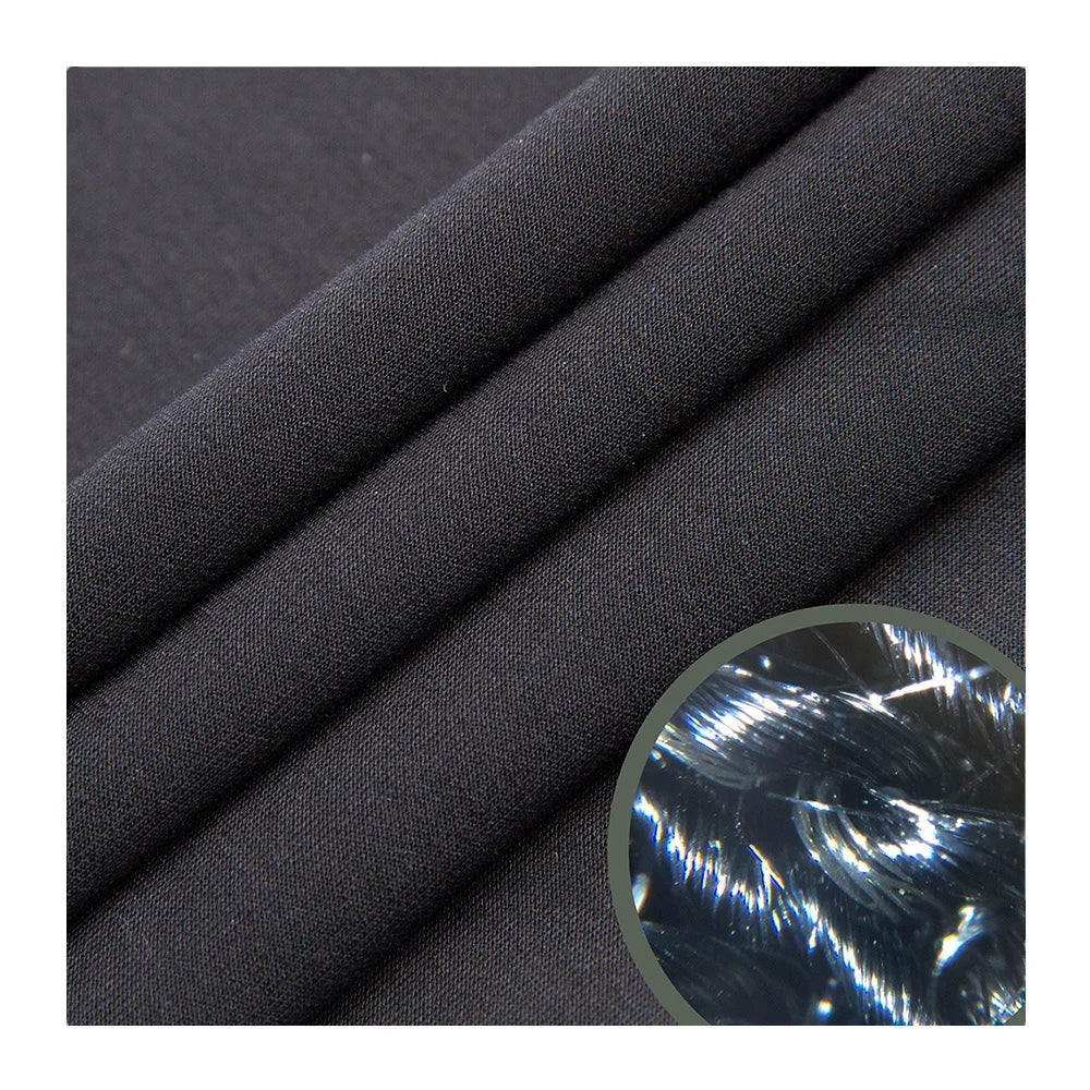 Modal Silver Knitted EMF Radiation Protection Fabric Conductive Elastic Jersey Shielding Material for Metallic Fabric