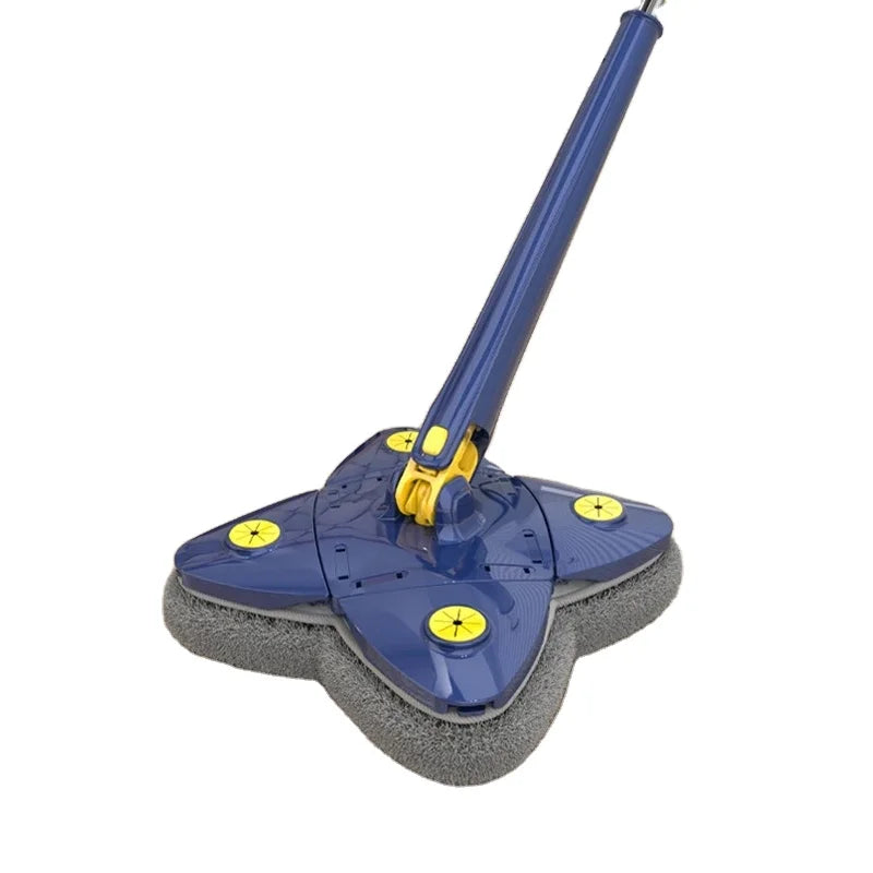 Adjustable Four Corners Rotatable Floor Mop Household Squeeze Mops