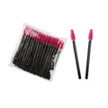Wholesale Eco Friendly Eyelash Brushes Reusable Mini pink Nylon Disposable Mascara Wand