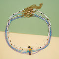 Jiingcan Crystal Collar Charm Colorful Handmade Evil Eye Kolye Miyuki Seed Bead Necklace Beaded Necklace Choker