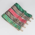 Meetee B-S1180 Colorful Swallow Widened Shoulder Strap Handbag Accessories Adjustable Jacquard Bag Strap