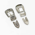 Wholesale 3 Pieces Belt Buckles Cowgirl Buckle Set With Engraved Design