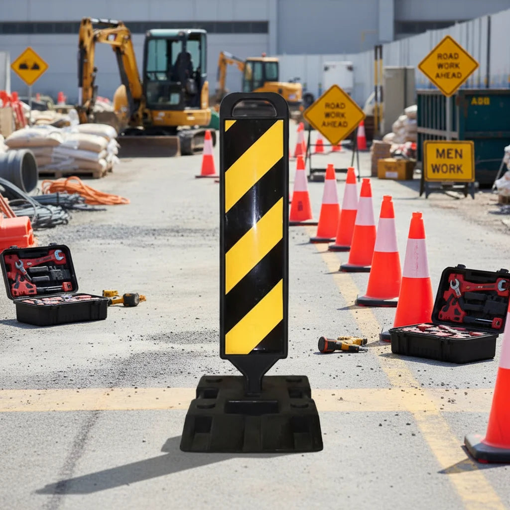 2026 Barrier Highway Traffic Sign Board / Road Collapsible Delineator  Safety Warning ROADSAFE